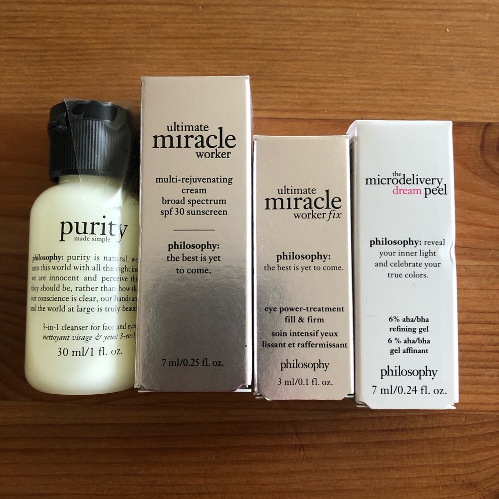 ⬇️NIB Philosophy Skin Care Set [MINI]
